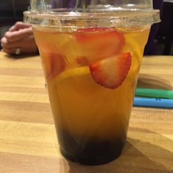 Cafe Koco Bowl - Green tea with honey boba