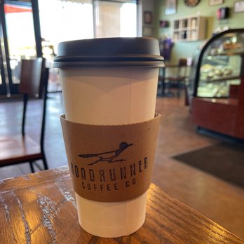 Roadrunner Coffee - 20oz coffee. So happy and so tasty - Coffee & Tea Near Me - Tucson, Arizona