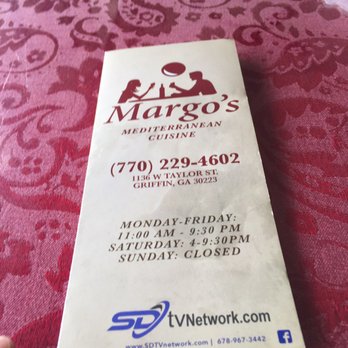 Margo's Mediterranean Cuisine - Italian Near Me - Griffin, Georgia Margo's Mediterranean Cuisine - Italian Near Me - Griffin, Georgia