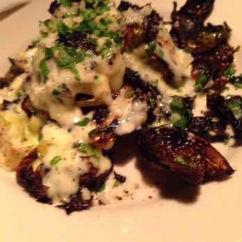 R+D Kitchen - Crispy Brussels sprouts salad - New American Near Me - Santa Monica, California R+D Kitchen - Crispy Brussels sprouts salad - New American Near Me - Santa Monica, California