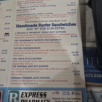 J Michael's - Menu - Seafood Near Me - Panama City Beach, Florida J Michael's - Menu - Seafood Near Me - Panama City Beach, Florida