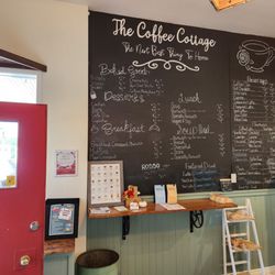 The Coffee Cottage - The menu. 2025