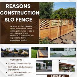 Reasons Construction & SLO Fence