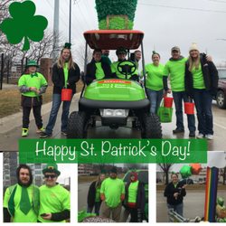 SERVPRO of Des Moines SW & East - We love anything green! Our Des Moines staff participating in the 2018 St. Patrick's Day Parade.