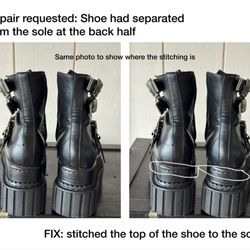Kapalama Shoe Repair - Repair for boots that had separated from the sole