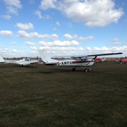 LAC Flying School - Two of the aircraft at the flying school.