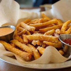 Chi Mc Chicken &  Beer - Parmesan cheese fries