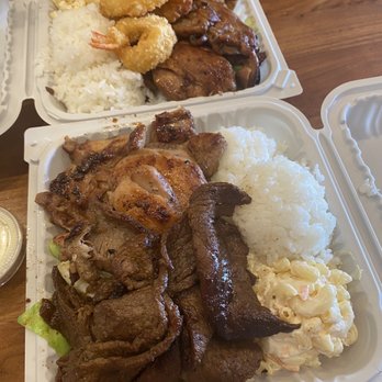 Ono Hawaiian BBQ - Chicken & Beef Combo, Seafood Mix - Hawaiian Near Me - Bakersfield, California Ono Hawaiian BBQ - Chicken & Beef Combo, Seafood Mix - Hawaiian Near Me - Bakersfield, California