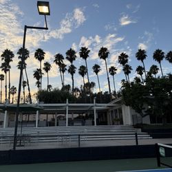Tustin Hills Racquet Club - Skyline over Pickleball court