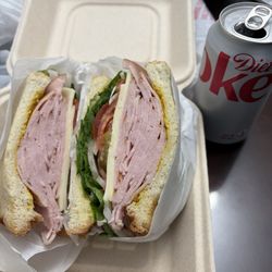 A & A Beer Wine Market - Turkey sandwich on sourdough bread