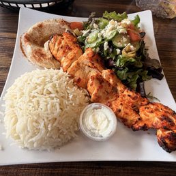 Chicken Kabob Plate Chicken Kabob Plate
