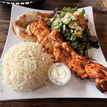 Lazeez Eats - Chicken Kabob Plate - Mediterranean Near Me - Anaheim, California