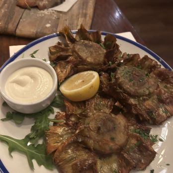 Bond 45 - Grilled Fried Artichokes - Italian Near Me - New York, New York Bond 45 - Grilled Fried Artichokes - Italian Near Me - New York, New York
