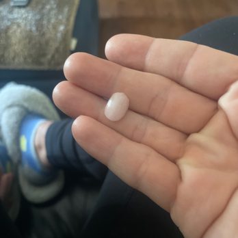 Lux Nail Spa - Whole piece of dip that came off my nail. - Nail Salons Near Me - Redondo Beach, California