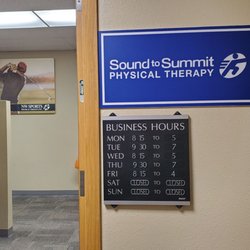 Sound to Summit Physical Therapy - Waiting room and hours of operation.
