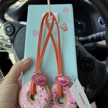 Dunkin' - Stoney Clover Lane x Dunkin colab bag charms - Breakfast & Brunch Near Me - Lodi, California Dunkin' - Stoney Clover Lane x Dunkin colab bag charms - Breakfast & Brunch Near Me - Lodi, California