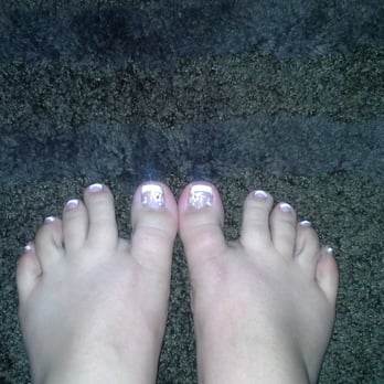 KC Nails & Spa - French pedicure with flowers - Nail Salons Near Me - Chico, California KC Nails & Spa - French pedicure with flowers - Nail Salons Near Me - Chico, California