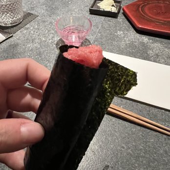 Sekai Omakase - Tuna hand roll - Sushi Bars Near Me - New York, New York Sekai Omakase - Tuna hand roll - Sushi Bars Near Me - New York, New York