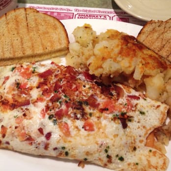 Bedford Street Diner - Bacon, chive, tomato, cream cheese omelette - Diners Near Me - Stamford, Connecticut