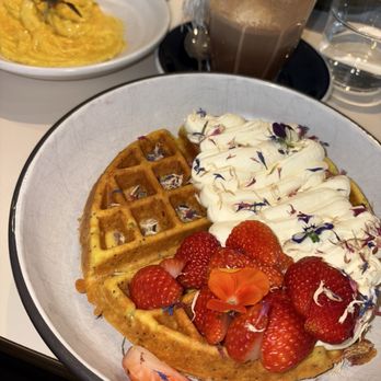 Two Hands - Lemon Poppyseed Waffle! - Breakfast & Brunch Near Me - Nashville, Tennessee Two Hands - Lemon Poppyseed Waffle! - Breakfast & Brunch Near Me - Nashville, Tennessee