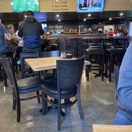 Terrific interior and very tempting menu. Terrific interior and very tempting menu.