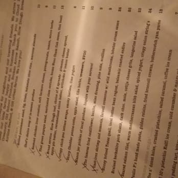 Roost - GF Menu eh. - New American Near Me - Houston, Texas Roost - GF Menu eh. - New American Near Me - Houston, Texas