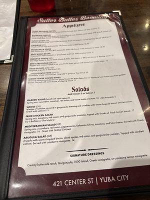 Menu photo 2 Sutter Buttes Brewing Yuba City, CA