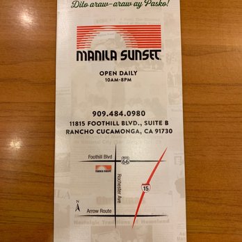 Manila Sunset - The menu - Filipino Near Me - Rancho Cucamonga, California Manila Sunset - The menu - Filipino Near Me - Rancho Cucamonga, California