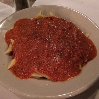 Dominick's - Side pasta comes with non-pasta main dishes.  I got penne with 3 cheese marinara sauce. - Italian Near Me - Lawrenceville, Georgia