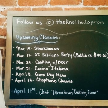 The Knotted Apron - Can't wait! - Caterers Near Me