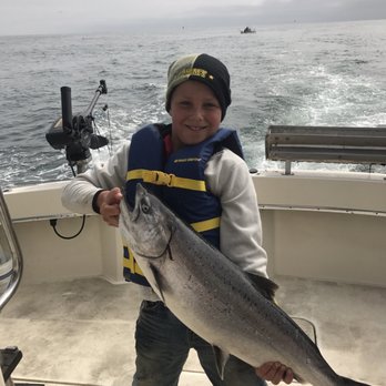 Mooch Better Fishing - My 11-year old son could barely lift his catch! - Boat Charters Near Me - Half Moon Bay, California Mooch Better Fishing - My 11-year old son could barely lift his catch! - Boat Charters Near Me - Half Moon Bay, California