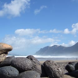 playa de famara - Playa de famara, Lanzarote