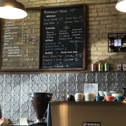 Alley Cat Coffeehouse - Menu board