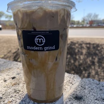 Modern Grind - Touch of butterscotch iced drink, no whip - Coffee & Tea Near Me - Avondale, Arizona