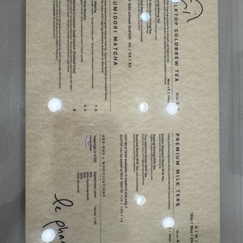 Le Phant Milk Tea - Menu - Bubble Tea Near Me - Los Angeles, California Le Phant Milk Tea - Menu - Bubble Tea Near Me - Los Angeles, California
