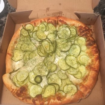 Rhino's Pizzeria - Small pickle pizza - Pizza Near Me - Rochester, New York