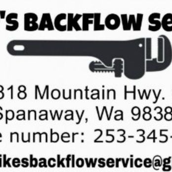 Mike’s Backflow Service - Business card. - Backflow Services Near Me - Spanaway, Washington