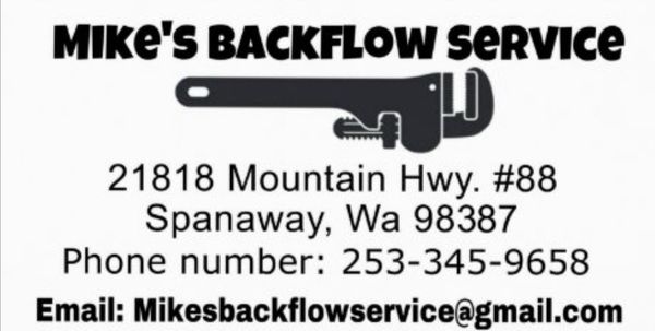 Mike’s Backflow Service Logo
