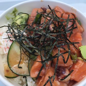POKÉ 123 - Mounds of salmon - Poke Near Me - Imperial Beach, California