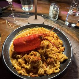 Lobster and Shrimp Mafaldine Pasta Lobster and Shrimp Mafaldine Pasta