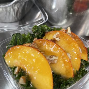 My V Spot - Summa Peach Salad - Caterers Near Me My V Spot - Summa Peach Salad - Caterers Near Me