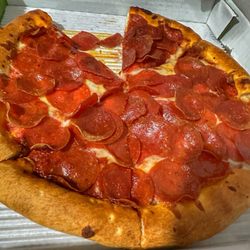 DoubleDave's Pizzaworks - Triple pepperoni pizza on hand tossed crust