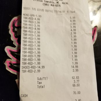 Red White & Blue Thrift Store - Almost forgot - here's my receipt documenting my epic haul - Thrift Stores Near Me - Clinton Township, Michigan Red White & Blue Thrift Store - Almost forgot - here's my receipt documenting my epic haul - Thrift Stores Near Me - Clinton Township, Michigan