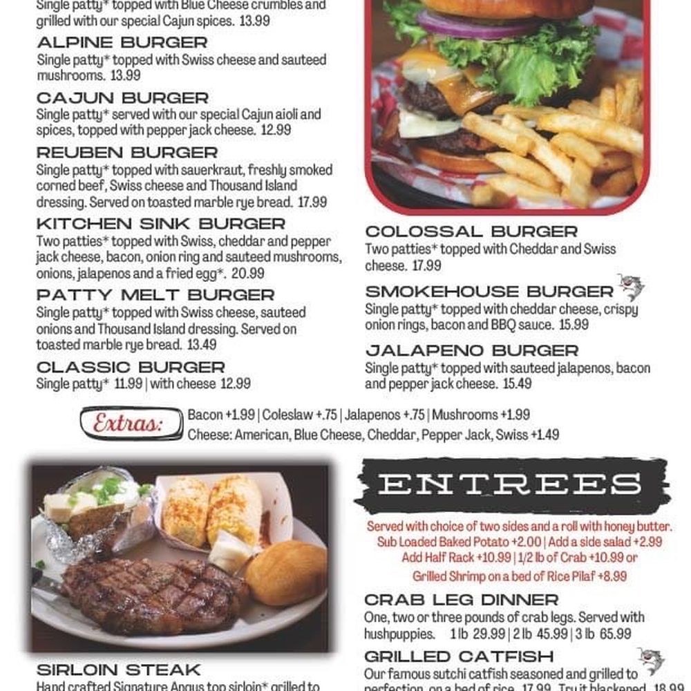 Flat Creek - Menu - Steakhouses Near Me - Webb City, Missouri