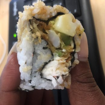 On A Roll Sushi - loosely rolled sushi. This is supposed to be their Rocking Roll. :I - Sushi Bars Near Me - Tampa, Florida On A Roll Sushi - loosely rolled sushi. This is supposed to be their Rocking Roll. :I - Sushi Bars Near Me - Tampa, Florida