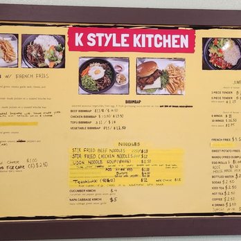 K Style Kitchen - Menu - Korean Near Me - Albuquerque, New Mexico