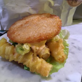 Shiro's - Avocado & Shrimp rice burger - Sushi Bars Near Me - Seattle, Washington