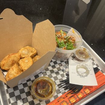 Brooklyn Dumpling Shop - Mac & Cheese  Firecracker Tempura Bites - Dim Sum Near Me - Dallas, Texas