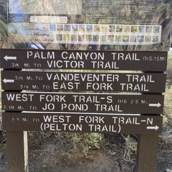 Indian Canyons - Good signage. Nov, 2025. - Parks Near Me - Palm Springs, California