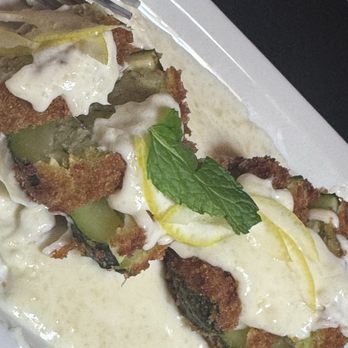 Amalfi - Stuffed zucchini with creamy lemon sauce - Italian Near Me - Orlando, Florida